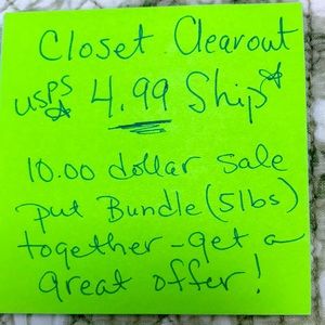 COPY - COPY - COPY - Take a moment to look 🎁⭐️🍀🎉 great deals w 5.99 shipping !